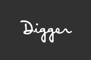 Digger Script: A Handwritten Touch for Modern Design