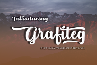 Grafiteg Script: A Bold and Elegant Choice for Design Projects