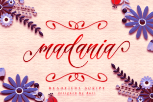 Madania Script: A Modern and Elegant Font for Professional Design