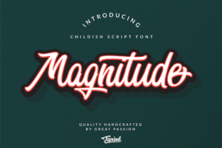 Magnitude Script: A Handcrafted Font for Elegant Design Projects