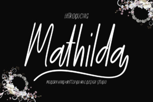 Mathilda Script: Elevating Design with Modern Handwritten Elegance