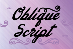 Oblique Script: A Versatile Font for Creative Projects
