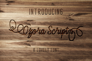 Ozora Script: A Versatile Handwritten Font for Creative and Professional Applications