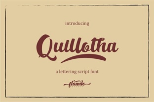 Quillotha Script: A Handcrafted Lettering Style for Modern Design