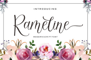 Rameline Script: A Modern Calligraphy Font for Versatile Design