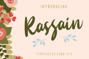 Rassain Script: A Handmade Typeface for Organic Design Flows