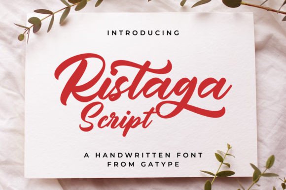 Ristaga Script: A Timeless Font for Bold and Tough Designs