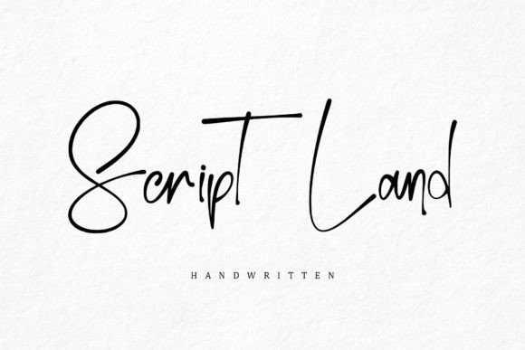 Script Land: The Enchanting Handwritten Font That Transforms Design