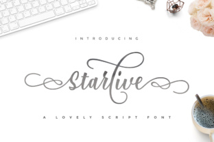 Starlive Script: A Modern Calligraphy Font for Creative and Professional Use