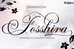 The Elegant World of Fosshira Script: A Handmade Calligraphy Font for Modern Creativity
