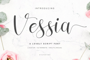 Vessia Script: The Modern Touch in Hand Lettering and Design