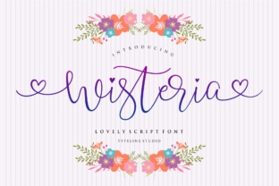 Wisteria Script: A Handwritten Font for Modern Elegance and Practical Use